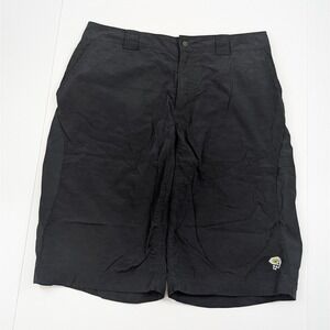 Mountain Hardwear‎ Shorts Mens Large 13.5" Inseam Black Utility Hiking Outdoors